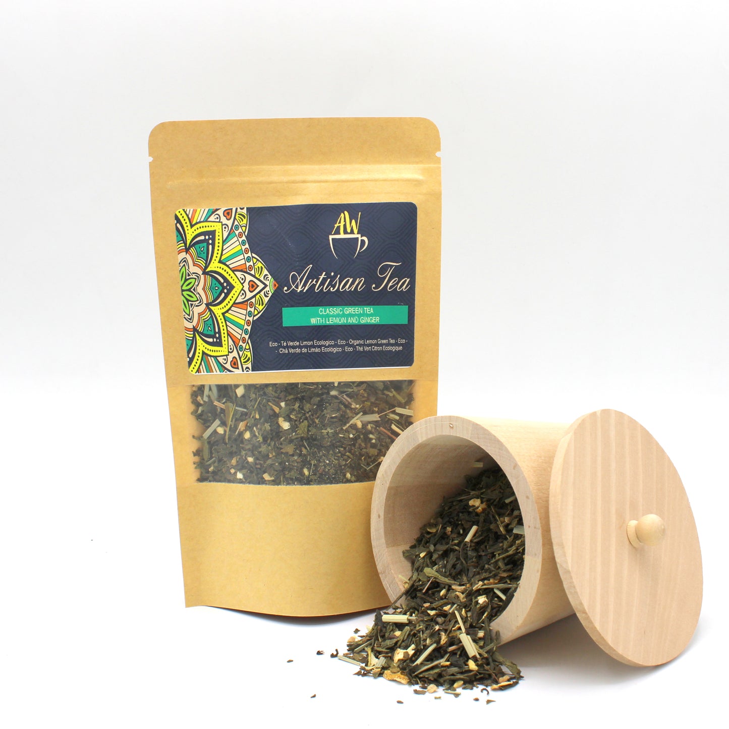 Eco Classic Green Tea whith Lemon and Ginger 50g