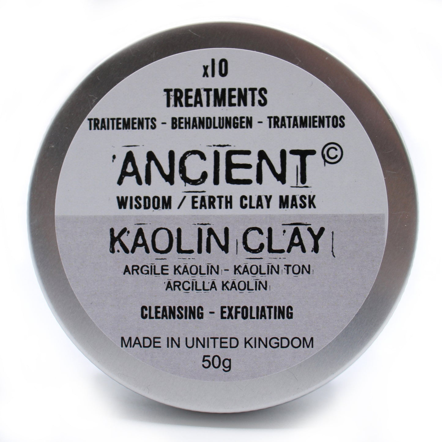 Mascara à l'argile - blanc / kaoli