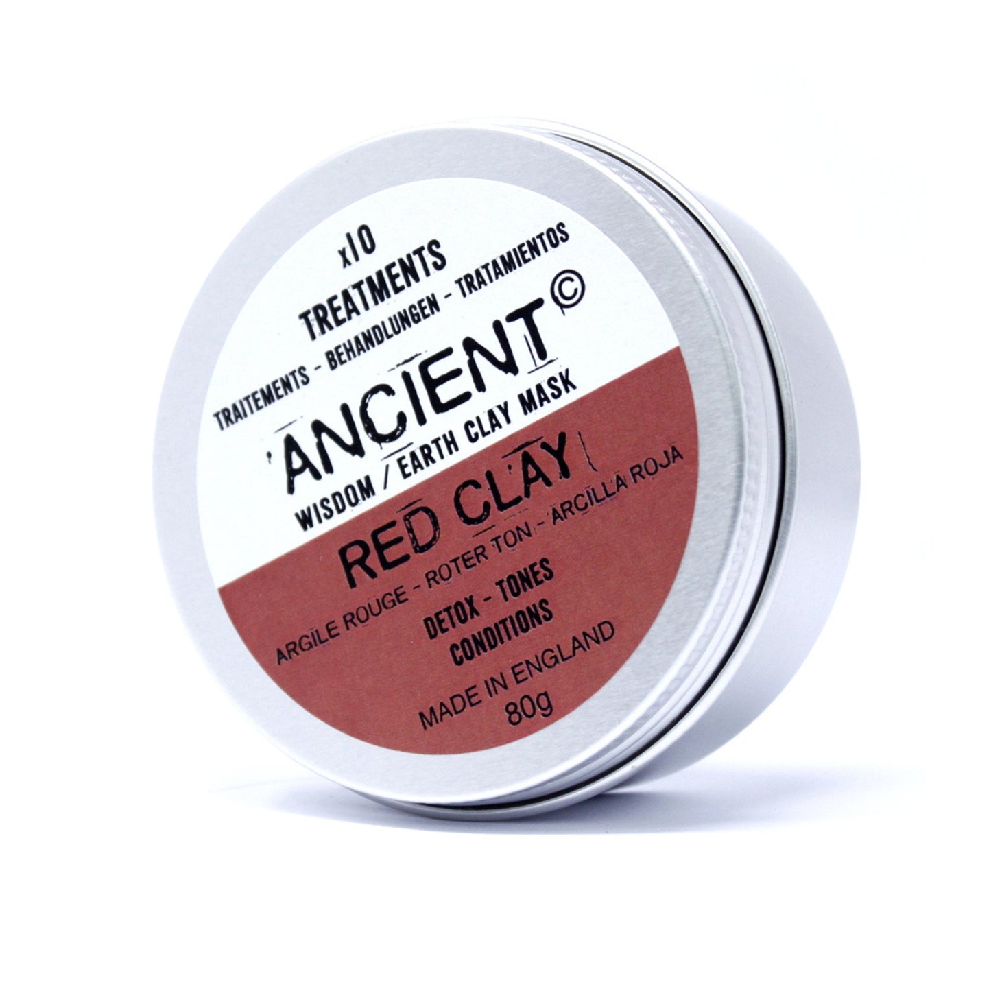 Máscara de Argila - Vermelha